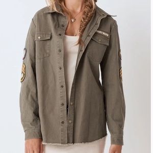 spell & the gypsy collective green button down mermaid beach